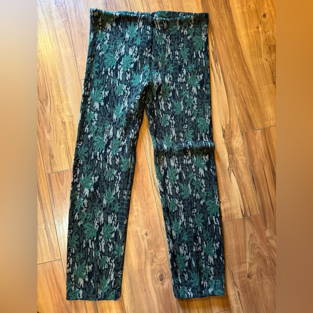 Mens Cabelas Trebark Sweater Knit Lounge Hunting Pants MED 100% Acrylic EUC